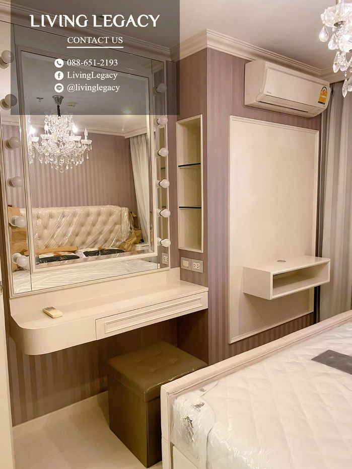 picture SOE80A Condo For Rent Lumpini Place Srinakarin - Huamark Station 38 Sq.M. Floor 20 Building A line id : @livinglegacy - 9/13