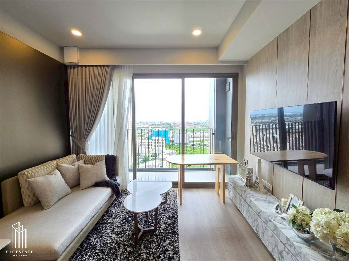 picture For rent: Whizdom The Forestias (Destinia), fully furnished and ready to move in, with natural views of a 30-rai forest park. @ 40,000 baht - 5/10