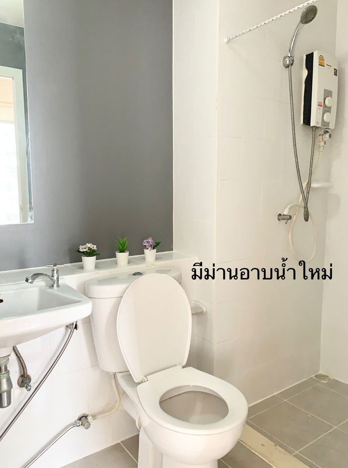 รูป ห้องสวย พลัมคอนโดพาร์ครังสิต ม.กรุงเทพ เฟอร์และเครื่องใช้ไฟฟ้าครบ มีเครื่องซักผ้า 👍พิเศษ! มีSmart TV+ เครื่องกรองน้ำ+Digital door lock คุ้มให้เยอะมาก - รูปที่ 8/14