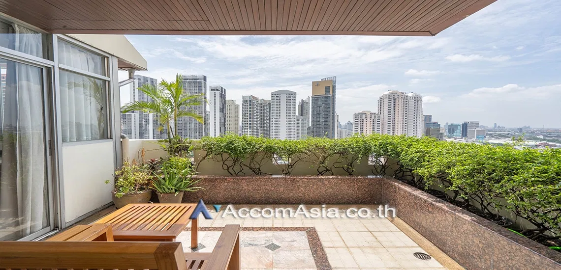 รูป 🔼🔽 AccomA 📩 Classy duplex penthouse with terrace and city skyline view (1515905) - รูปที่ 3/13