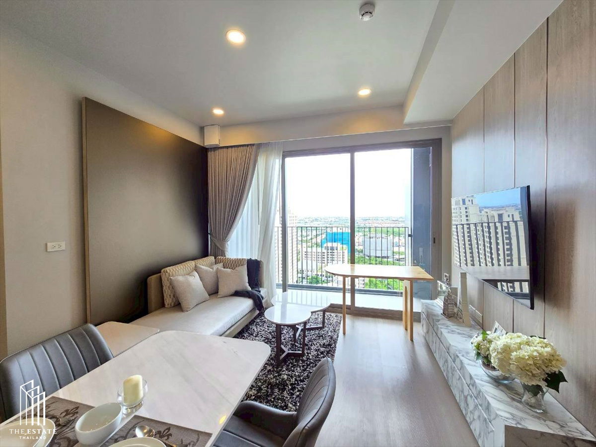 picture For rent: Whizdom The Forestias (Destinia), fully furnished and ready to move in, with natural views of a 30-rai forest park. @ 40,000 baht - 6/10