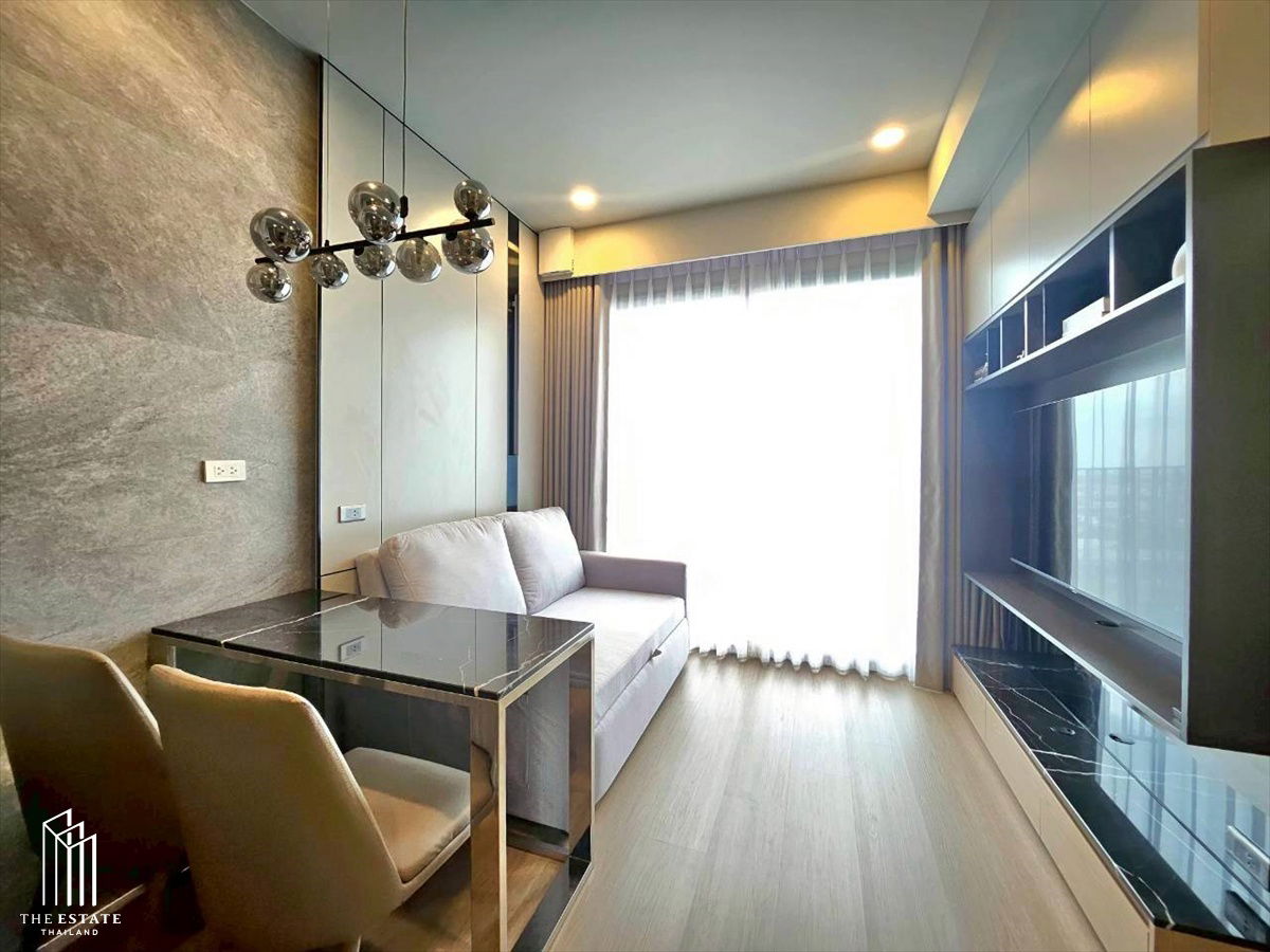 รูป For rent Whizdom The Forestias (Destinia) 1 ห้องนอน กว้าง 35.13 sq.m. ชั้นสูง วิวโล่งฝั่งสนามบินสุวรรณภูมิ @30,000 Baht - รูปที่ 1/11