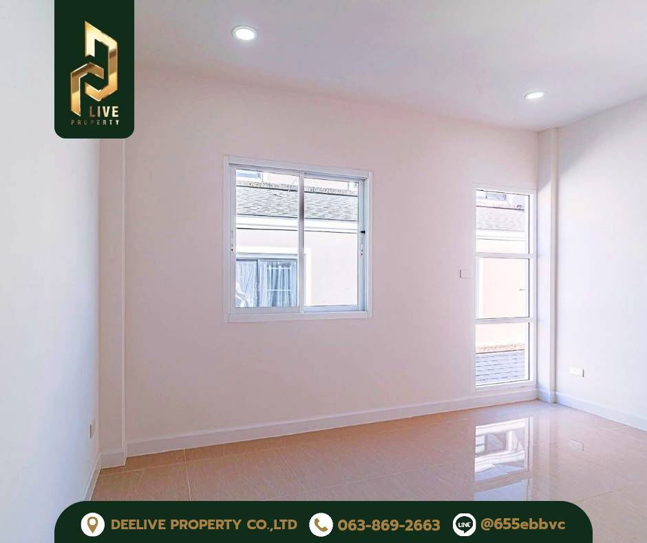 picture DLH-0007 2-storey townhouse for sale, Waranit Estate project, ready to move in, call 0638692663 LineID@655ebbvc - 8/12