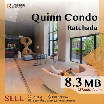 🌟Available! Quinn Condo Ratchada near MRT Sutthisan