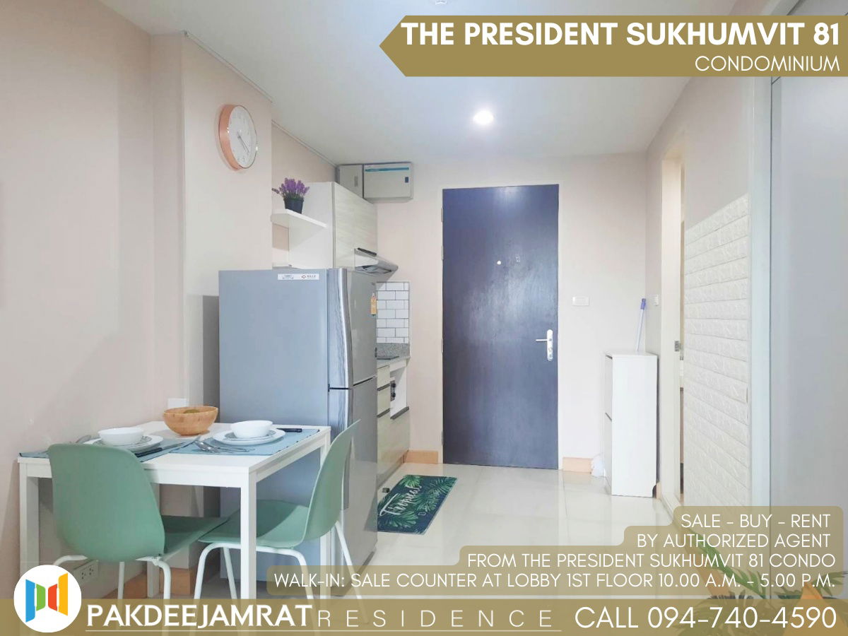 รูป 🅵🅾️🆁 🆁🅴🅽🆃  𝗧𝗵𝗲 𝗣𝗿𝗲𝘀𝗶𝗱𝗲𝗻𝘁 𝗦𝘂𝗸𝗵𝘂𝗺𝘃𝗶𝘁 𝟴𝟭 1 ห้องนอน 1 ห้องน้ำ  ขนาด 35 ตร.ม. 18,000 บาท / เดือน - รูปที่ 4/10