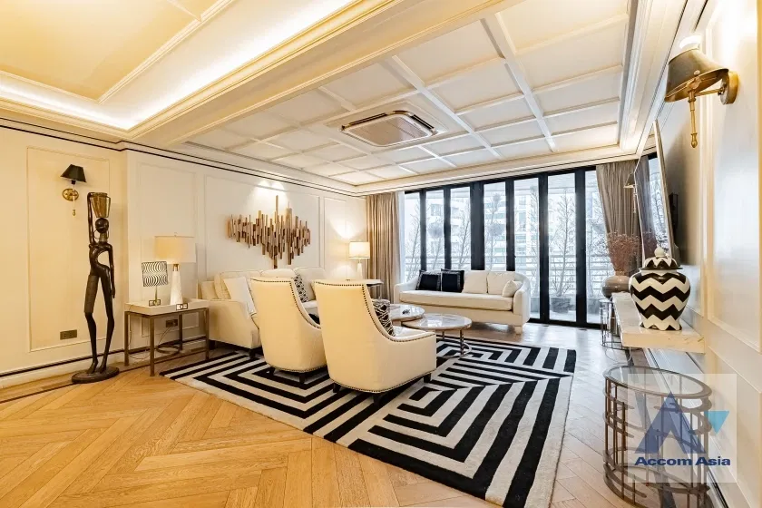 รูป 🔼🔽 AccomA 📩  Luxury condo with decorative ceiling at Mahogany Tower, Sukhumvit (AA37439) - รูปที่ 6/20