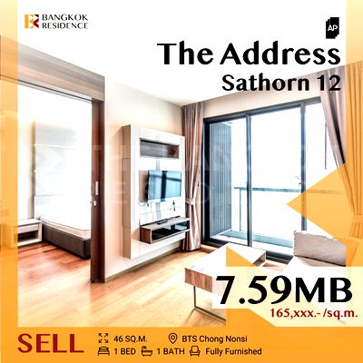 คอนโด BTS เซนต์หลุยส์ : 🎯The Address Sathorn 12,prime cbd location near BTS Surasak