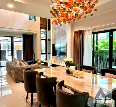 เช่าบ้านเดี่ยว เขตประเวศ : 🔼🔽 AccomA 📩 Resort-Style Home with Terrace & Nature Views (AA42824)