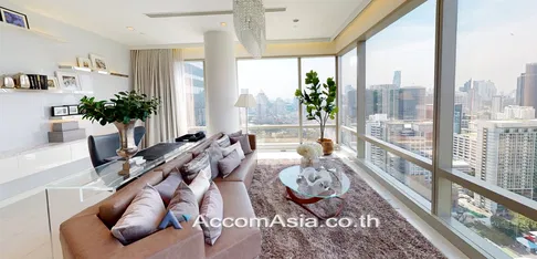 🔼🔽 AccomA 📩 Penthouse,Huge Terrace,Duplex Condo 2 BR Condominium @185 Rajadamri (AA22218)