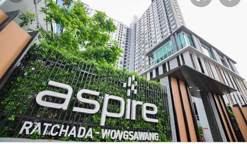 ให้เช่า Aspire รัชดา – วงศ์สว่าง มีเครื่องซักผ้า ติด MRT วงศ์สว่าง