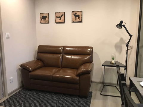 MRT Phra Nang Klao Bridge 400 m. Price  8,000 Baht Condo The Politan Rive ( Rental )