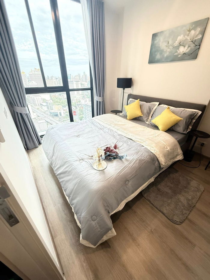 picture 📍 For rent! Nue District R9 | 1 bedroom, 30.44 sq m | 25,000 baht/month | Building R, 29th floor, just 450 m from MRT Rama 9 Station - 7/12