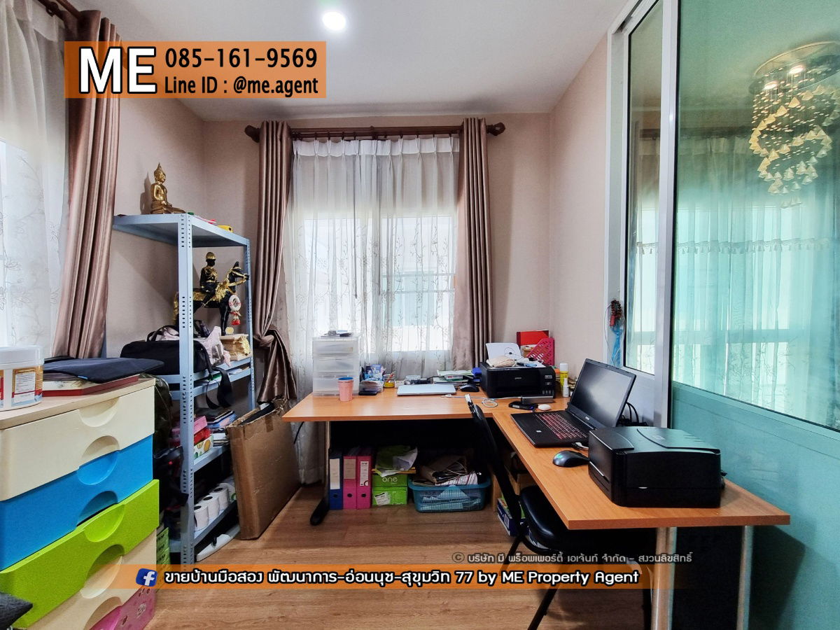 picture For Sale Single house Passorn Prestige  Patthanakarn 38, Convenient travel Thonglor-Sukhumvit-Rama 9-Srinakarin-On Nut. Call 085-1619569 (BH24-52) - 30/34