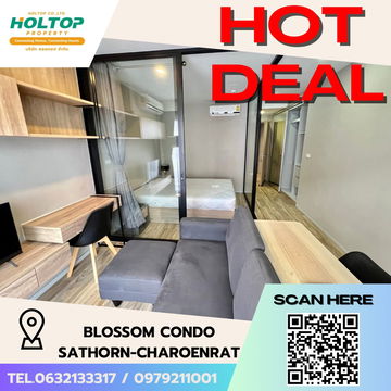 #S4459 For Rent Blossom Condo Sathorn-Charoen Rat