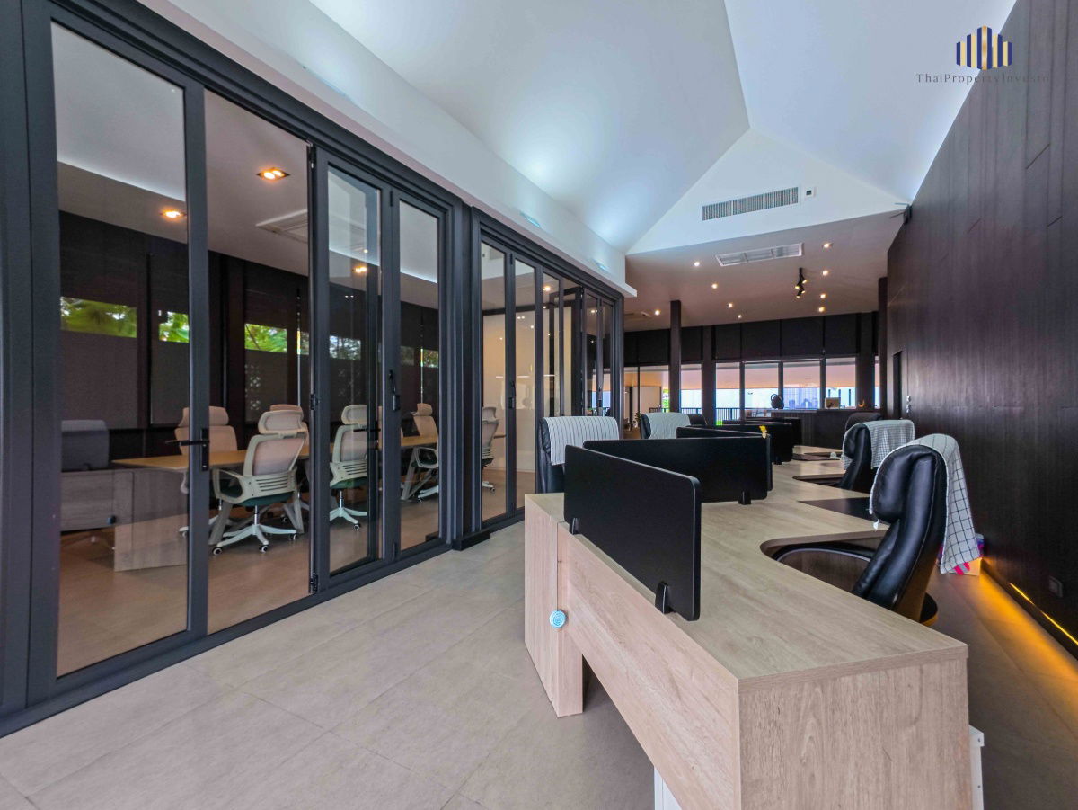picture Newly built, luxurious, private home office with a focus on functionality and multiple parking spaces in the Don Mueang area! Land area: 167 sq wah,  - 8/18