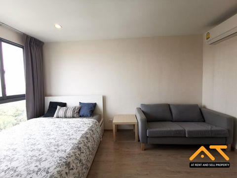 🏚️🏚️ให้เช่า Ideo Wutthakat 🏚️🏚️- Studio ขนาด 21 ตร.ม. ห้องสวย เฟอร์ครบ  ใกล้ BTS วุฒากาศ 🚄