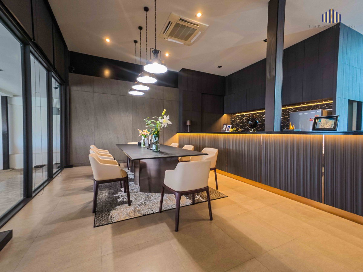 picture Newly built, luxurious, private home office with a focus on functionality and multiple parking spaces in the Don Mueang area! Land area: 167 sq wah,  - 6/18