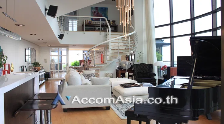 picture 🔼🔽 AccomA 📩 Penthouse,Duplex Condo 3 BR Condominium @Supalai Place   (AA23244) - 2/20