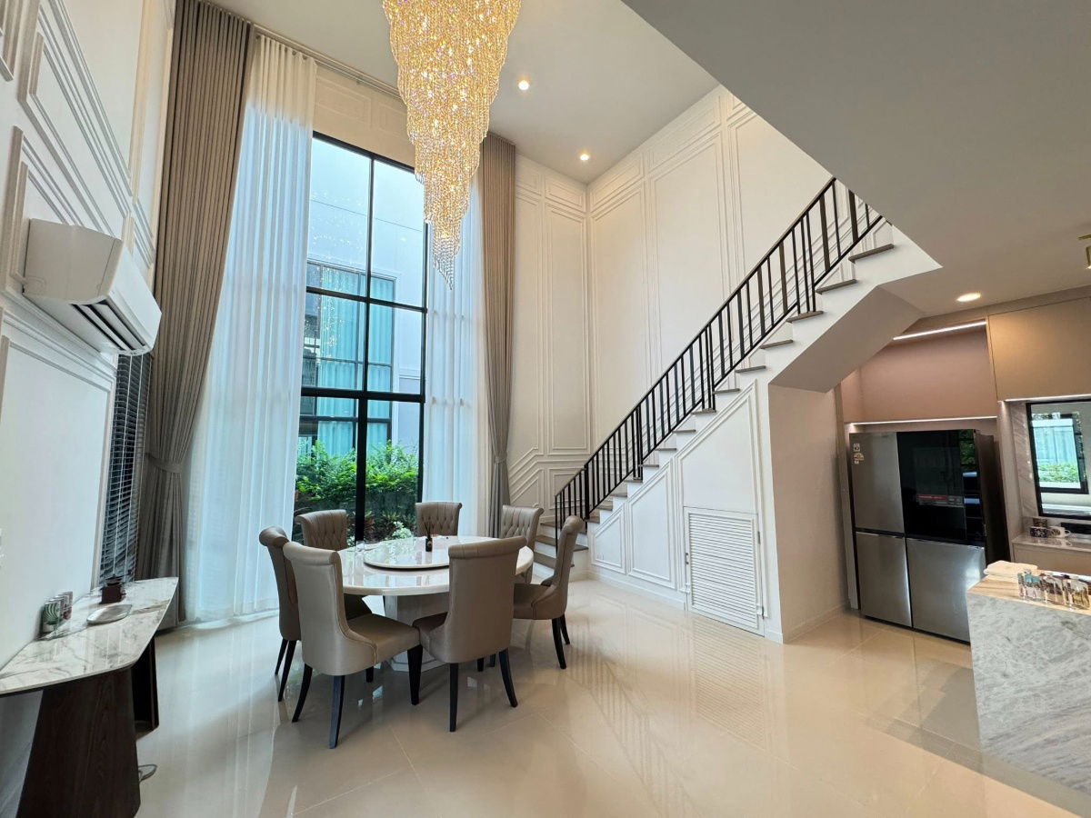รูป บ้านใหม่หรู วิวติดทะเลสาบ หลังใหญ่สุดในโครงการ หมู่บ้านบุราสิริ ปัญญาอินทรา - รูปที่ 6/24