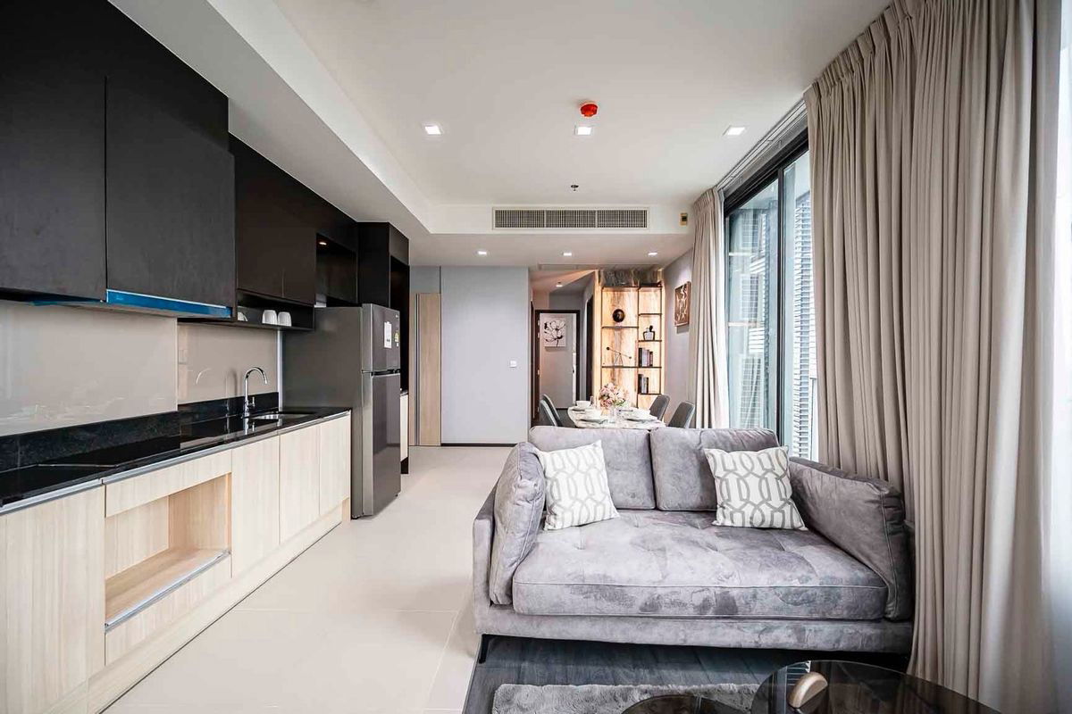 รูป +++เช่าด่วน+++ EDGE SUKHUMVIT 23 ** 2 ห้องนอน 65 ตร.ม. แต่งครบพร้อมอยู่!! - รูปที่ 3/9