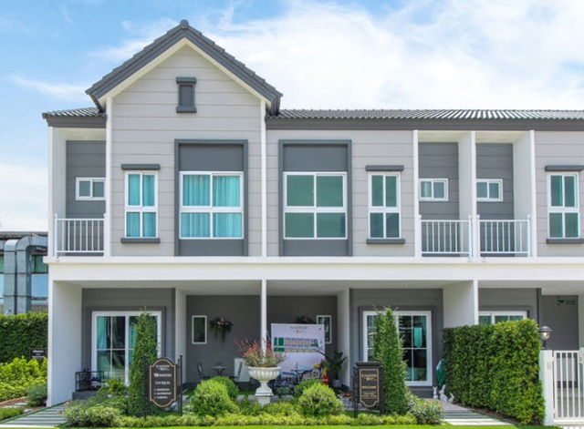 picture Udomdet Central Market 850 m. 4bed BTS Thipphawan 600m. New 2-story townhouse for rent 20 sq.wa.154 - 1/8