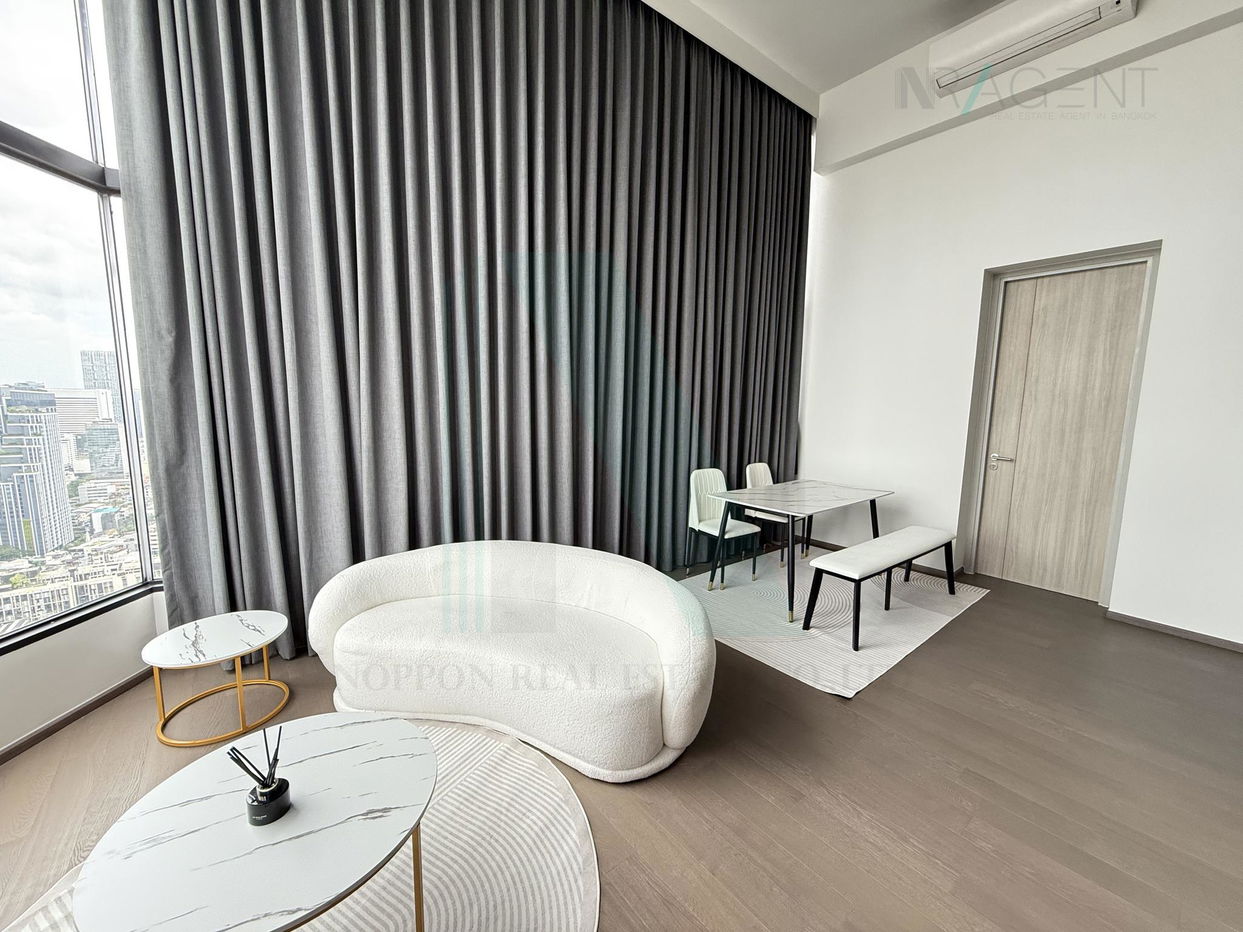 picture For Rent Condo PARK ORIGIN CHULA - SAMYAN Building , Floor ,Duplex 2 bed room, Room size 84 sqm - 2/8