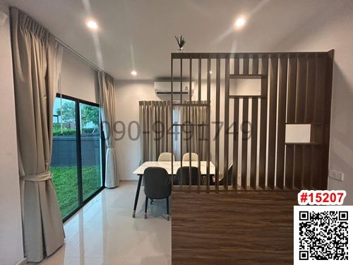 picture For rent: 2-storey detached house, The Ricco Residence Prime, Wongwaen-Hathai Rat, corner house, ready to move in. - 9/15