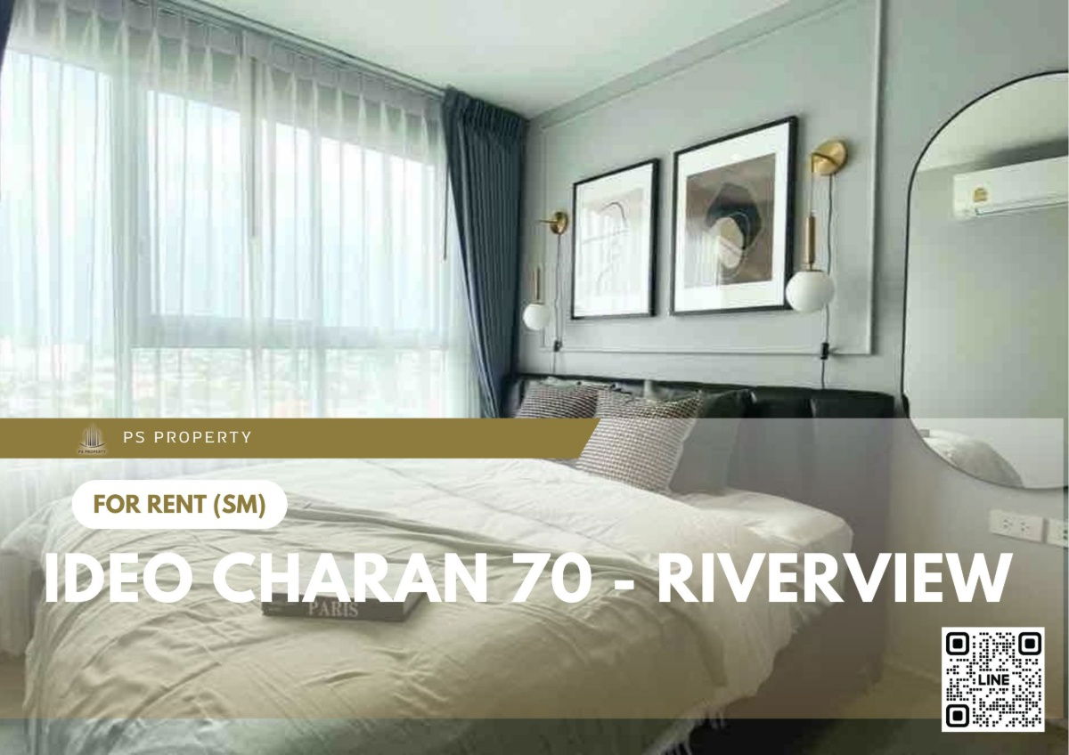 picture For rent ✨ IDEO Charan 70 - Riverview ✨ Fully furnished and equipped, near MRT Bang Phlat - 1/7