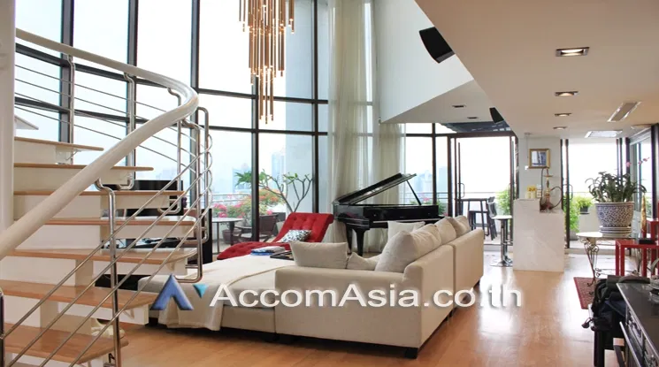 picture 🔼🔽 AccomA 📩 Penthouse,Duplex Condo 3 BR Condominium @Supalai Place   (AA23244) - 3/20