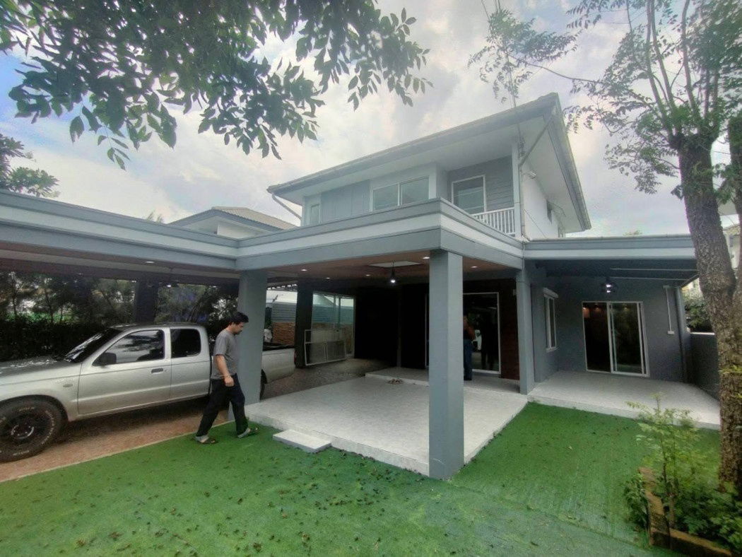 รูป บ้านเดี่ยวรีโนเวทใหม่ สวยพร้อมอยู่ หมู่บ้านอินนิชิโอ เลียบคลอง3 รังสิต - รูปที่ 2/8
