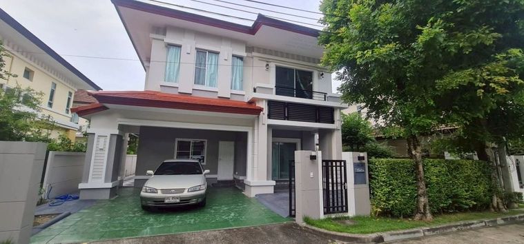 ให้เช่าบ้านเดี่ยว 2 ชั้น 70 ตร.ว. โครงการThe city รัตนาธิเบศร์ - แคราย พร้อมอยู่ ใกล้MRT สายสีม่วง  แยกนนทบุรี 1