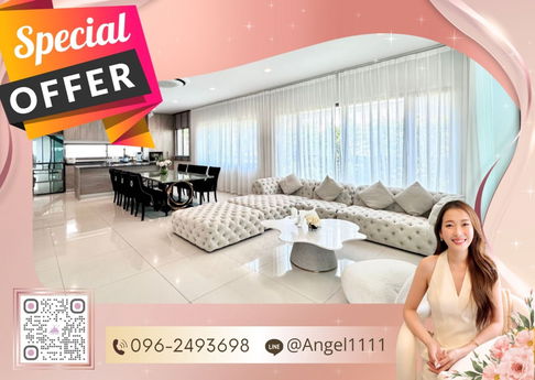 Burasiri Krungthep Kreetha - 🏡 Rent | Ready to Move In Luxury House with 4 Bedrooms  5 Bathrooms,📞 096-2493698 (BKK0175)