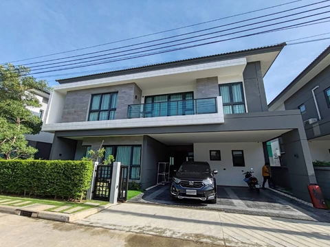 #A12498 ✅ 28/8/68  ให้เช่าบ้านเดี่ยว The City Bangna📲📢สอบถาม ld line @condoboy