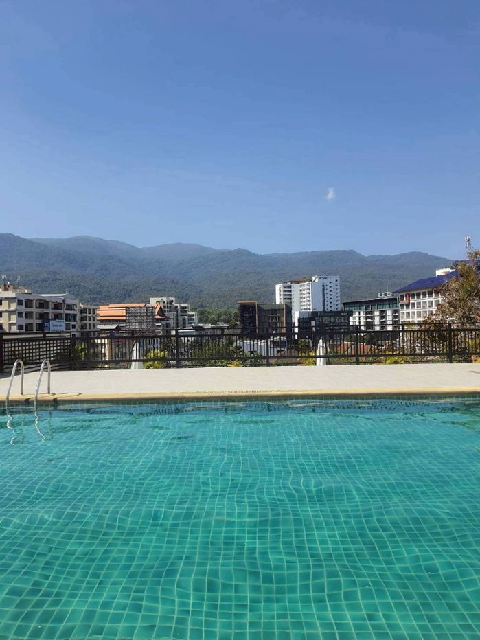 รูป ปล่อยเช่า Trio Condo ถนนห้วยแก้ว มีระเบียง เดินขึ้นไปสวน roof top  ได้สบาย ๆ จากห้อง - รูปที่ 11/18