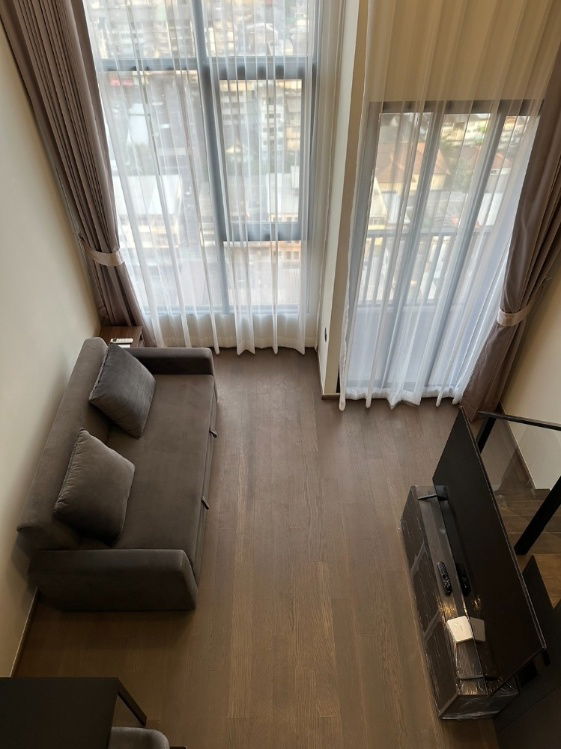 รูป 🔐#CT2407_045🔐 ว่างพร้อมอยู่🌻3️⃣6️⃣ K.🗓️𝐅𝐨𝐫 𝐑𝐞𝐧𝐭 ( 34 𝐬𝐪𝐦.  Duplex𝟏𝐛𝐞𝐝, 𝟏𝐛𝐚𝐭𝐡 )𝐏𝐚𝐫𝐤 𝐎𝐫𝐢𝐠𝐢𝐧 𝐂𝐡𝐮𝐥𝐚 - 𝐒𝐚𝐦𝐲𝐚𝐫𝐧 - รูปที่ 2/7
