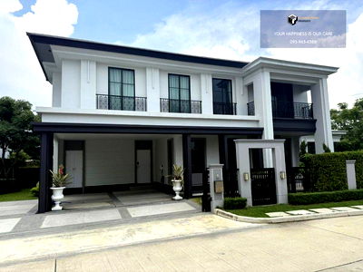 Houses for sale Save one Go Srisamarn : Setthasiri Chaengwattana-Prachachuen 2 | Corner house, ready to move in, all furniture as shown in the picture #2025082911619