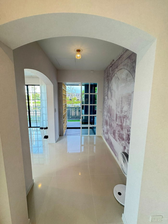 รูป บ้านใหม่หรู วิวติดทะเลสาบ หลังใหญ่สุดในโครงการ หมู่บ้านบุราสิริ ปัญญาอินทรา - รูปที่ 14/24