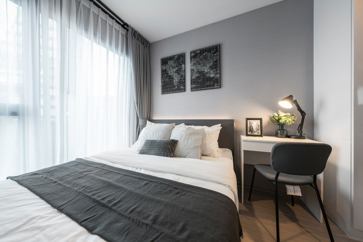 รูป Life Asoke Rama9 2 Bed 1 bath for rent with full decoration - รูปที่ 7/12
