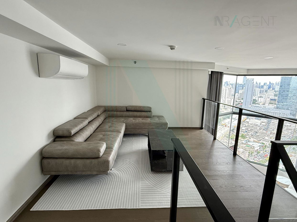 picture 📌 For Rent Condo PARK ORIGIN CHULA - SAMYAN Building , Floor ,Duplex 2 bed room, Room size 84 sqm - 5/8