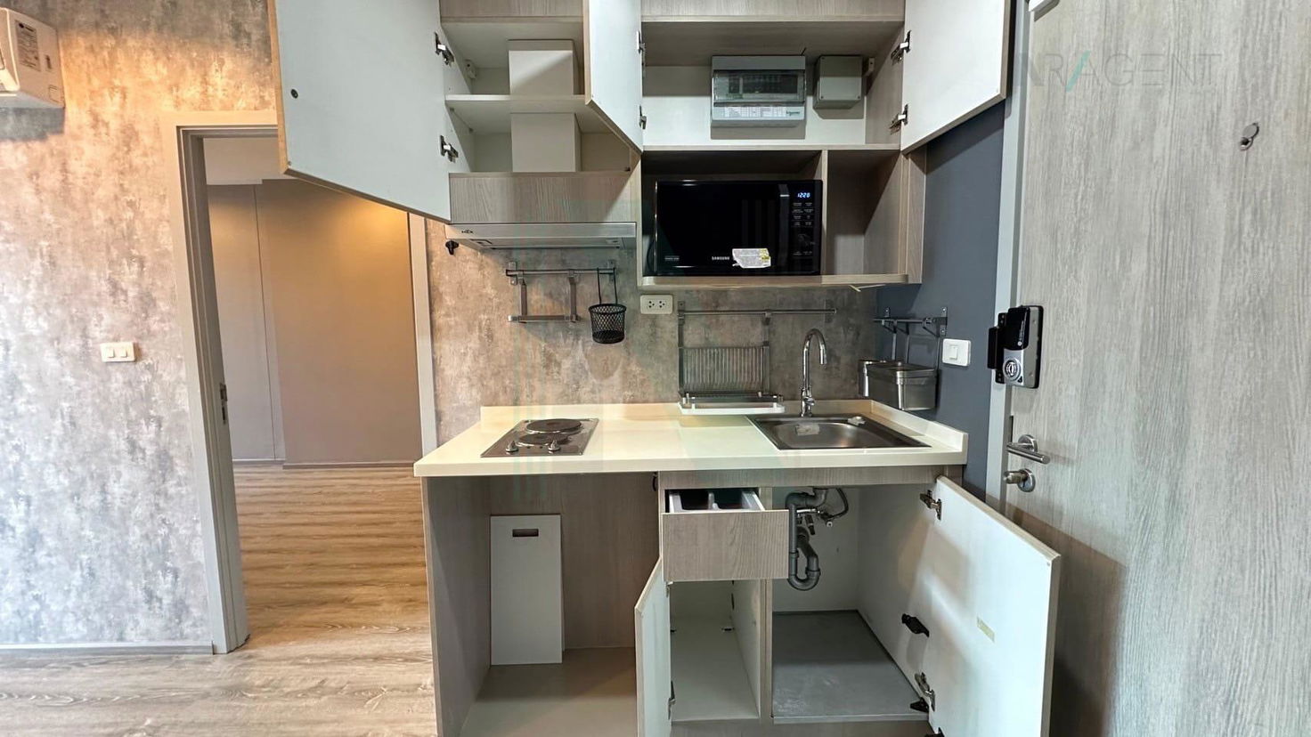 รูป 📌 ขายคอนโด ไอดีโอ โมบิ จรัญ-อินเตอร์เชนจ์ อาคาร  ชั้น 21 1 ห้องนอน ขนาด 34 ตรม ใกล้ ฟู้ดแลนด์ซุปเปอร์มาร์เก็ต - รูปที่ 5/8