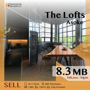 ✨The Lofts Asoke,Prime Asoke near MRT  Phetchaburi
