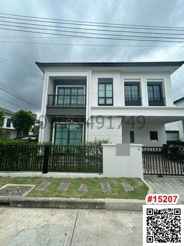picture For rent: 2-storey detached house, The Ricco Residence Prime, Wongwaen-Hathai Rat, corner house, ready to move in. - 1/15
