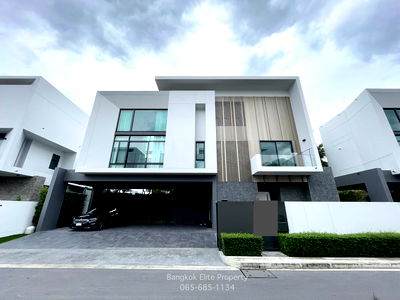 บ้านเดี่ยวให้เช่า : ให้ เช่า บ้านเดี่ยว นันทวัน พระราม 9-ศรีนครินทร์ ติด รร นานาชาติ Wellington  ใกล้ Club House