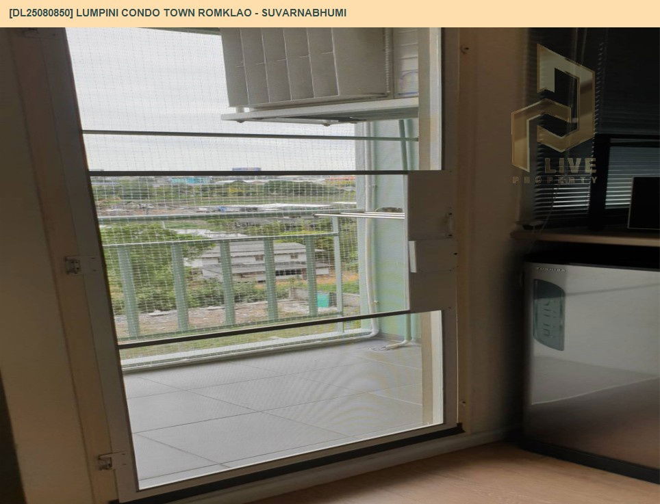 picture DL25080850 Condo for sale, Lumpini Condo Town Romklao - Suvarnabhumi , ready to move in, call urgently 0638692663 LineID@655ebbvc - 12/15