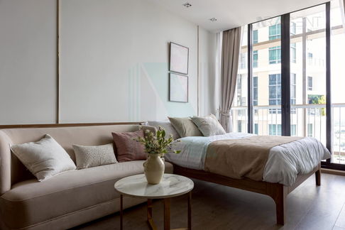 🚩 For Rent Condo PARK 24 PHASE 2 Building 6, Floor 29,Studio, Room size 28 sqm