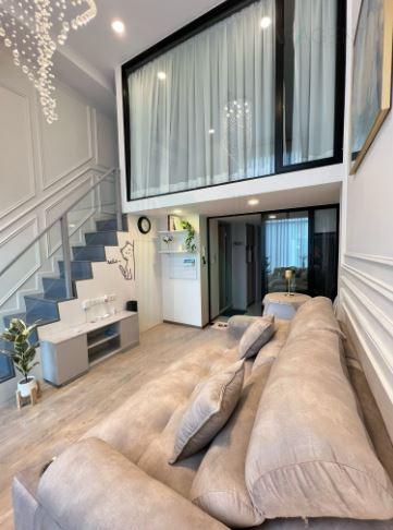 รูป ขายคอนโด โซโห​ แบงค็อก​ รัชดา อาคาร 1 ชั้น 18 Duplex ขนาด 38 ตรม ใกล้ MRT ห้วยขวาง - รูปที่ 2/8