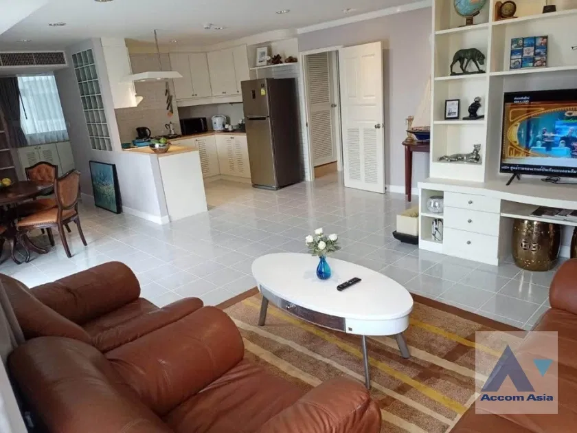 รูป 🔼🔽 AccomA 📩 Huge Terrace,Corner Unit 2 BR Condominium @Supalai Place   (AA29977) - รูปที่ 7/20
