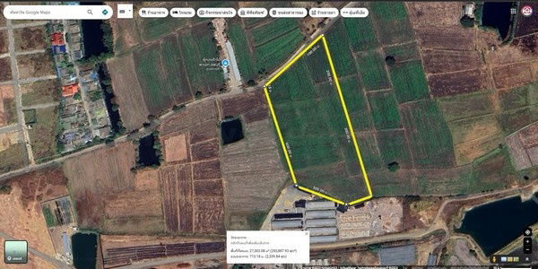 รูป ที่ดิน สร้างโกดัง สร้างบ้านจัดสรร สร้างบ้านเช่า เนื้อที่ 17 ไร่ ขายไร่ละ 7.5 แสน เมือง ลพบุรี - รูปที่ 1/8