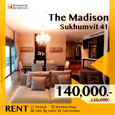 เช่าคอนโด BTS ทองหล่อ : The Madison Condominium Sukhumvit 41 ✨ หรูหราเหนือระดับกับยูนิตสุด Luxury 💎 ใกล้ BTS พร้อมพงษ์