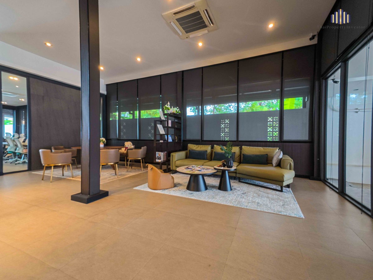 picture Newly built, luxurious, private home office with a focus on functionality and multiple parking spaces in the Don Mueang area! Land area: 167 sq wah,  - 5/18